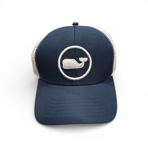 NWT Vineyard Vine Navy Blue Whale Logo Cap OS Preppy